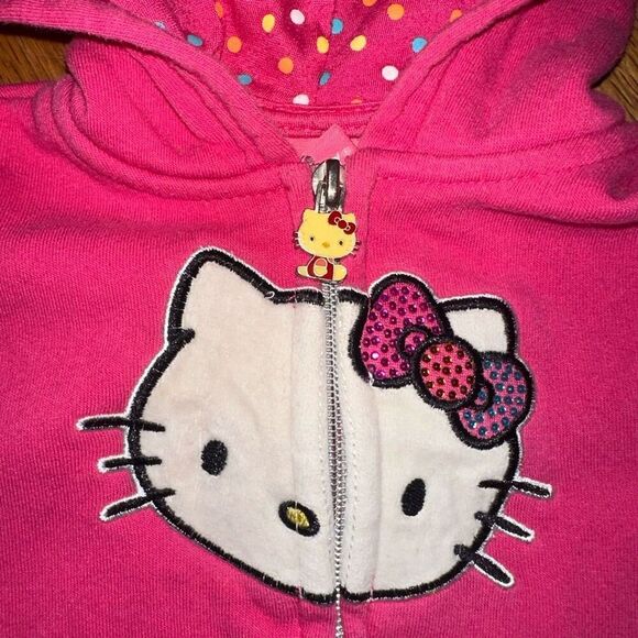 Hello Kitty 24M zip up sweatshirt - Picture 4 of 6